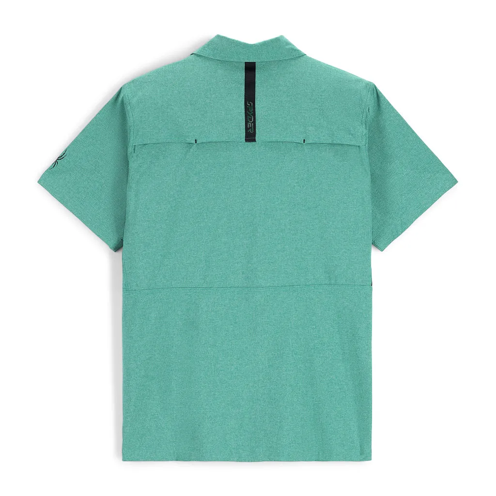 Mens Canyon Short Sleeve Shirt - Verdant Green
