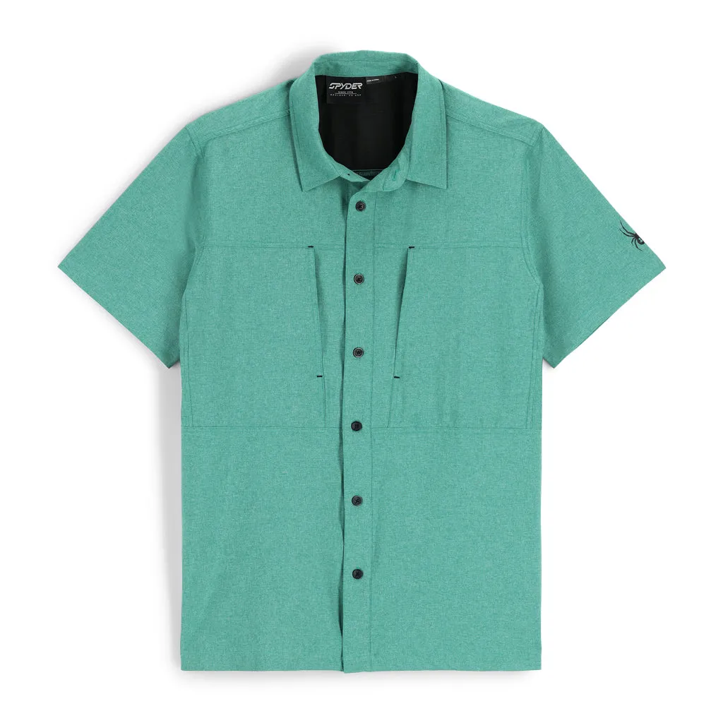 Mens Canyon Short Sleeve Shirt - Verdant Green