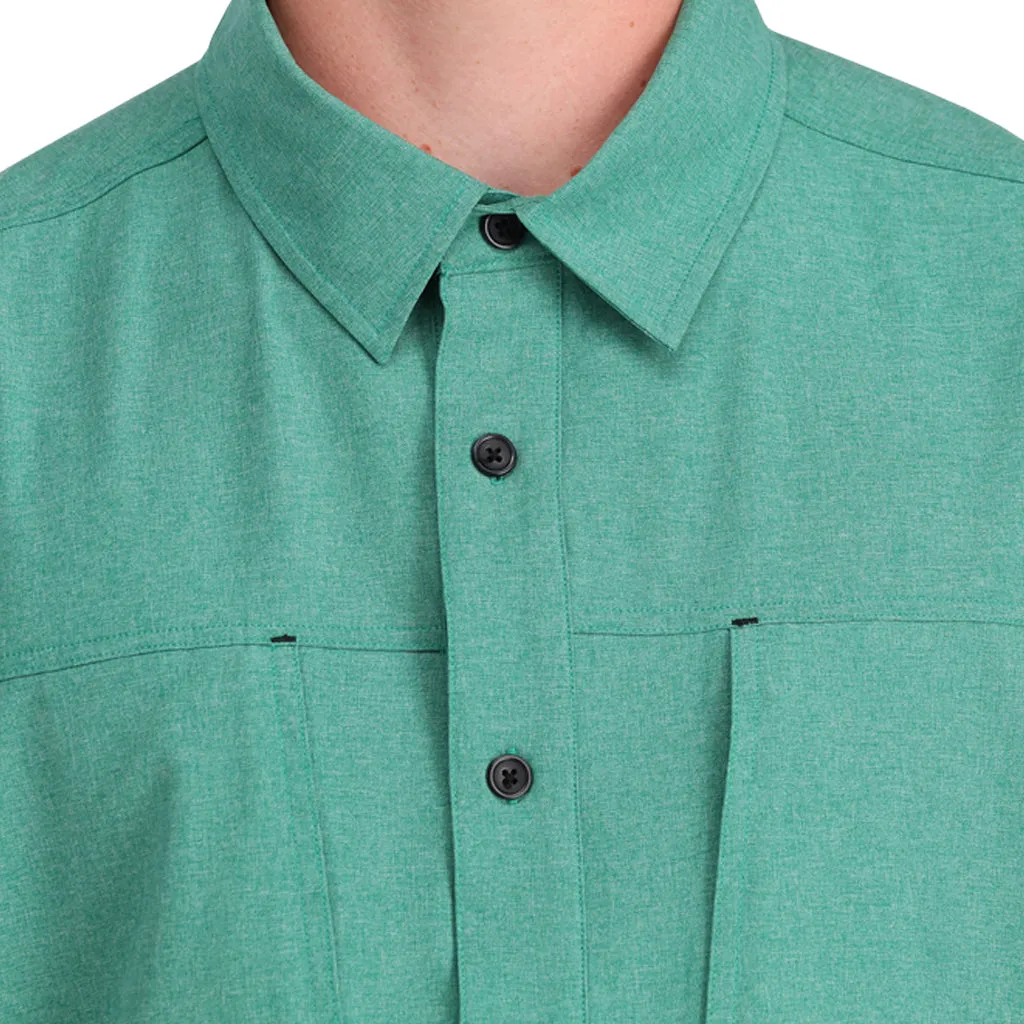 Mens Canyon Short Sleeve Shirt - Verdant Green
