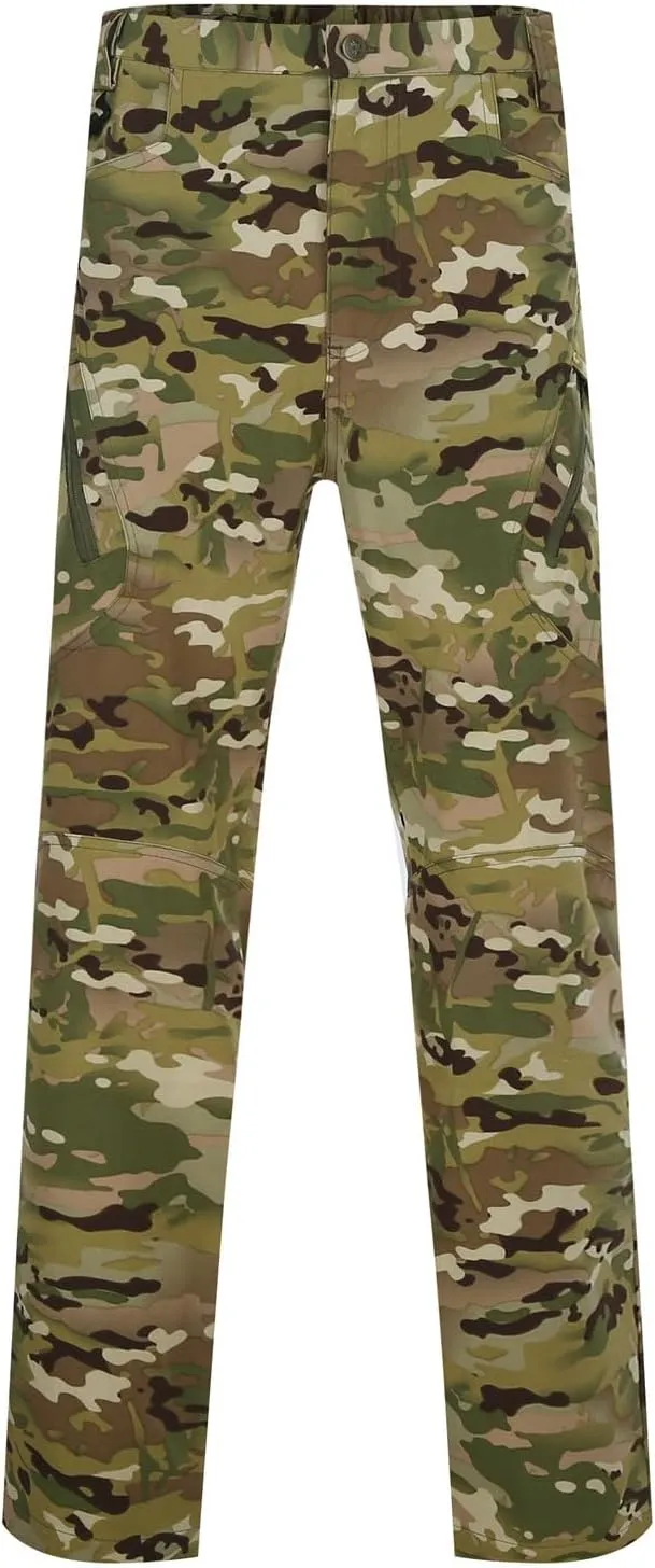 Men's Casual Cargo Pants Hiking Joggers Lightweight Loose Fit Trousers Athletic Pants Outdoor Pants with Pockets