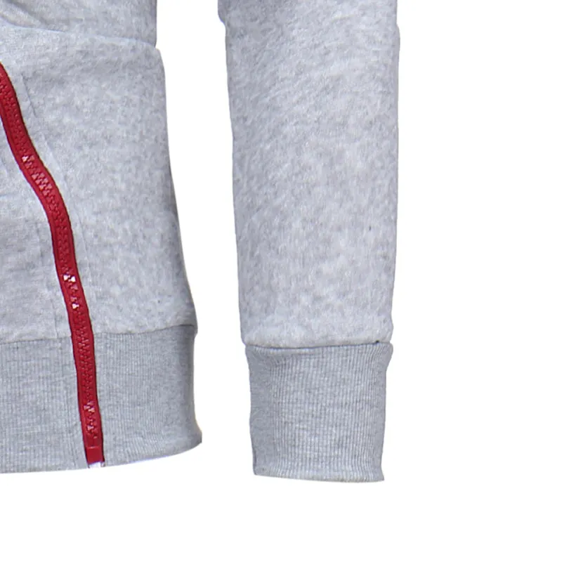 Men's Casual Cotton Hooded Sweatshirt With Zipper
