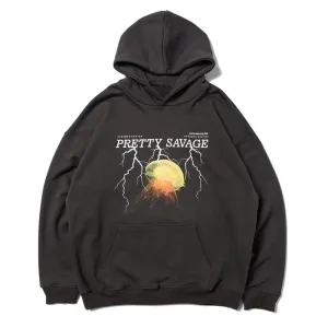 Men's Casual Hooded Sweatshirt "Pretty Savage"