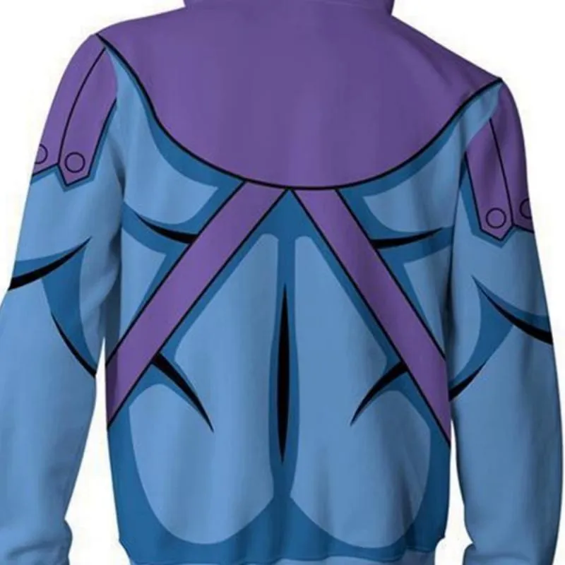 Men's Casual Printed Hoodie With Zipper