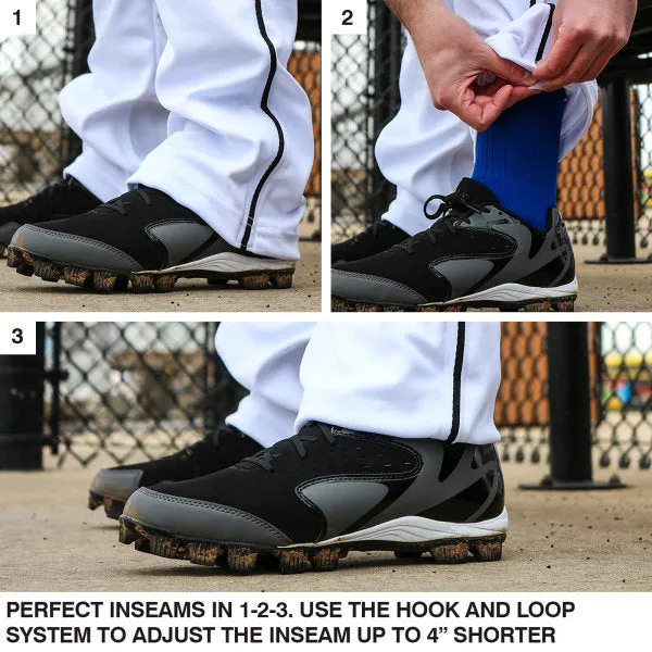 Men's Champro Triple Crown Open-Bottom Baseball Pant with Braid