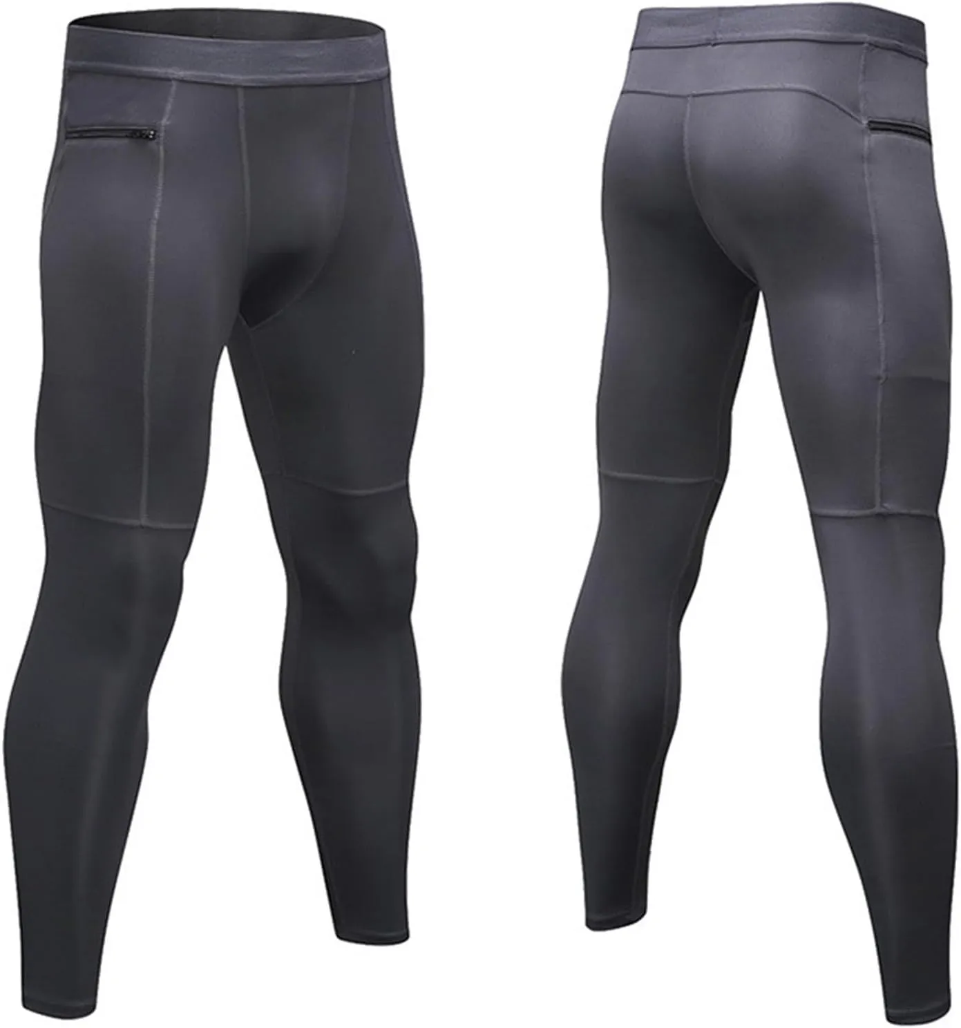 Men's Compression Pants Leggings Athletic Workout Basketball Baselayer Pants Thermal Premium Running Sports Tights