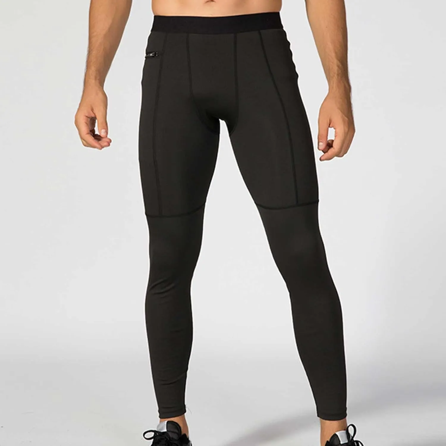 Men's Compression Pants Leggings Athletic Workout Basketball Baselayer Pants Thermal Premium Running Sports Tights