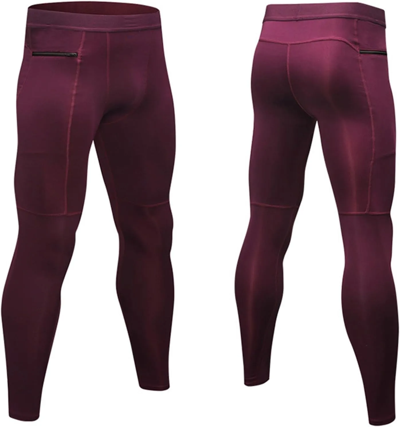 Men's Compression Pants Leggings Athletic Workout Basketball Baselayer Pants Thermal Premium Running Sports Tights