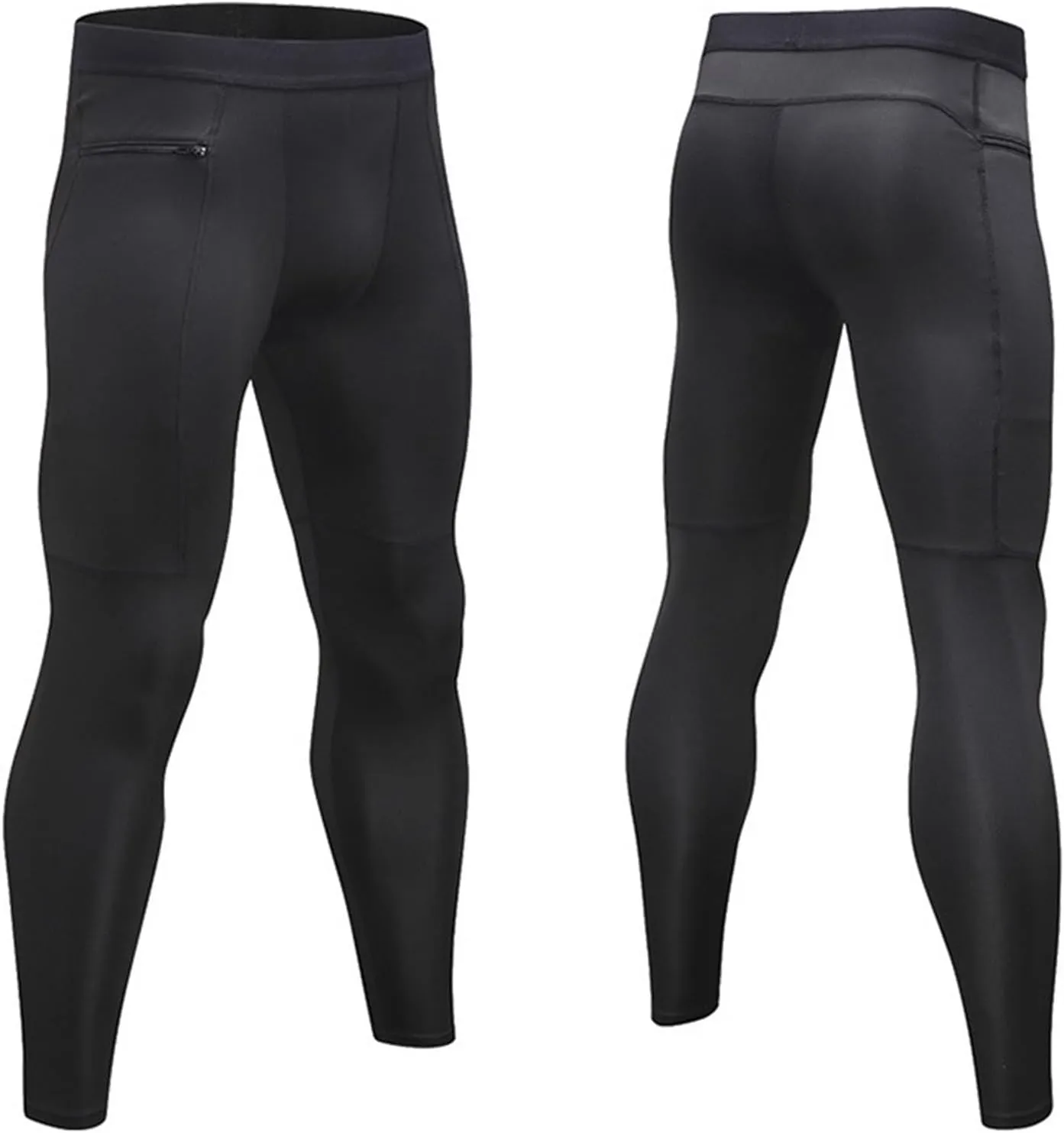 Men's Compression Pants Leggings Athletic Workout Basketball Baselayer Pants Thermal Premium Running Sports Tights