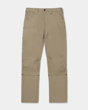 MEN'S DOUBLE FRONT STRETCH CANVAS PANT - STRAIGHT FIT