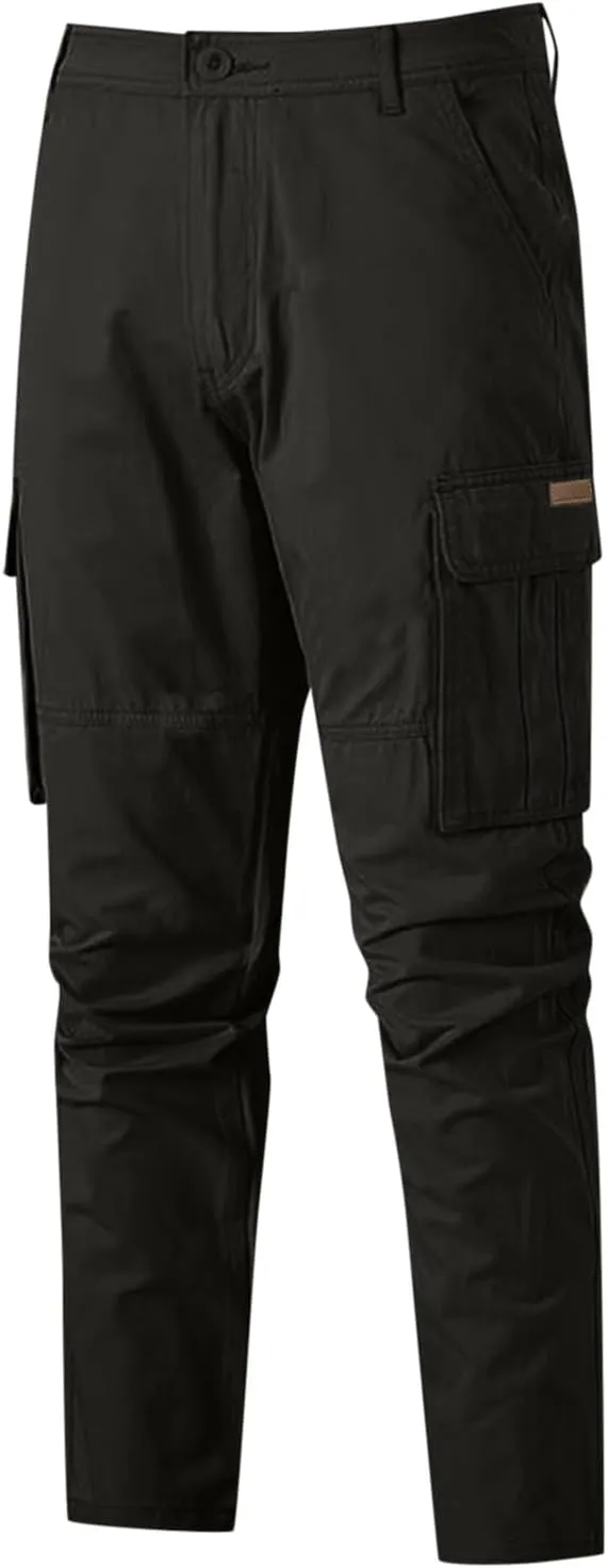 Mens Drawstring Cargo Trousers Casual Joggers Gym Sweatpants Tactical Combat Cargo Work Pants Outdoor Pants