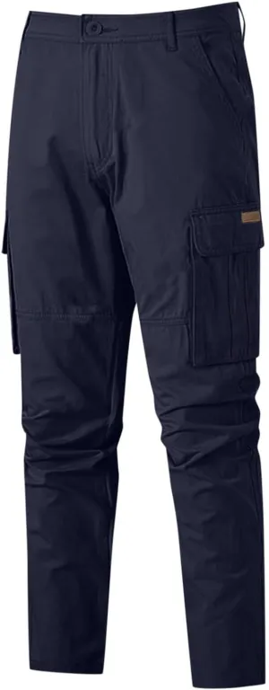 Mens Drawstring Cargo Trousers Casual Joggers Gym Sweatpants Tactical Combat Cargo Work Pants Outdoor Pants