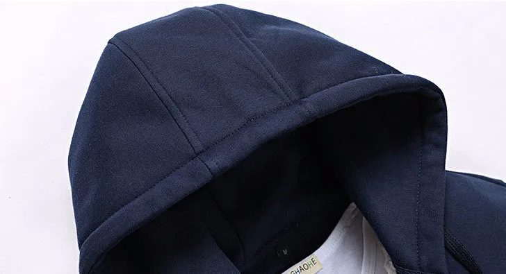 Men's Fashion Solid Casual Slim Fit Hoodie