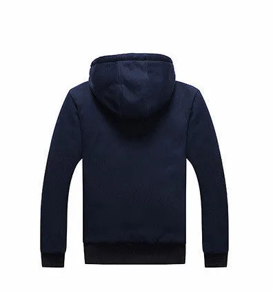 Men's Fashion Solid Casual Slim Fit Hoodie