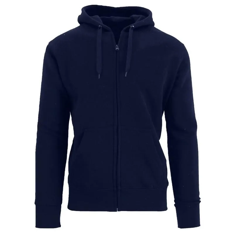 Men's Fleece-Lined Zip Sweater Hoodie