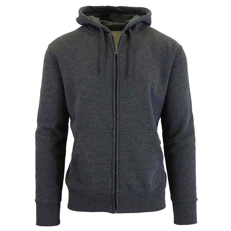 Men's Fleece-Lined Zip Sweater Hoodie