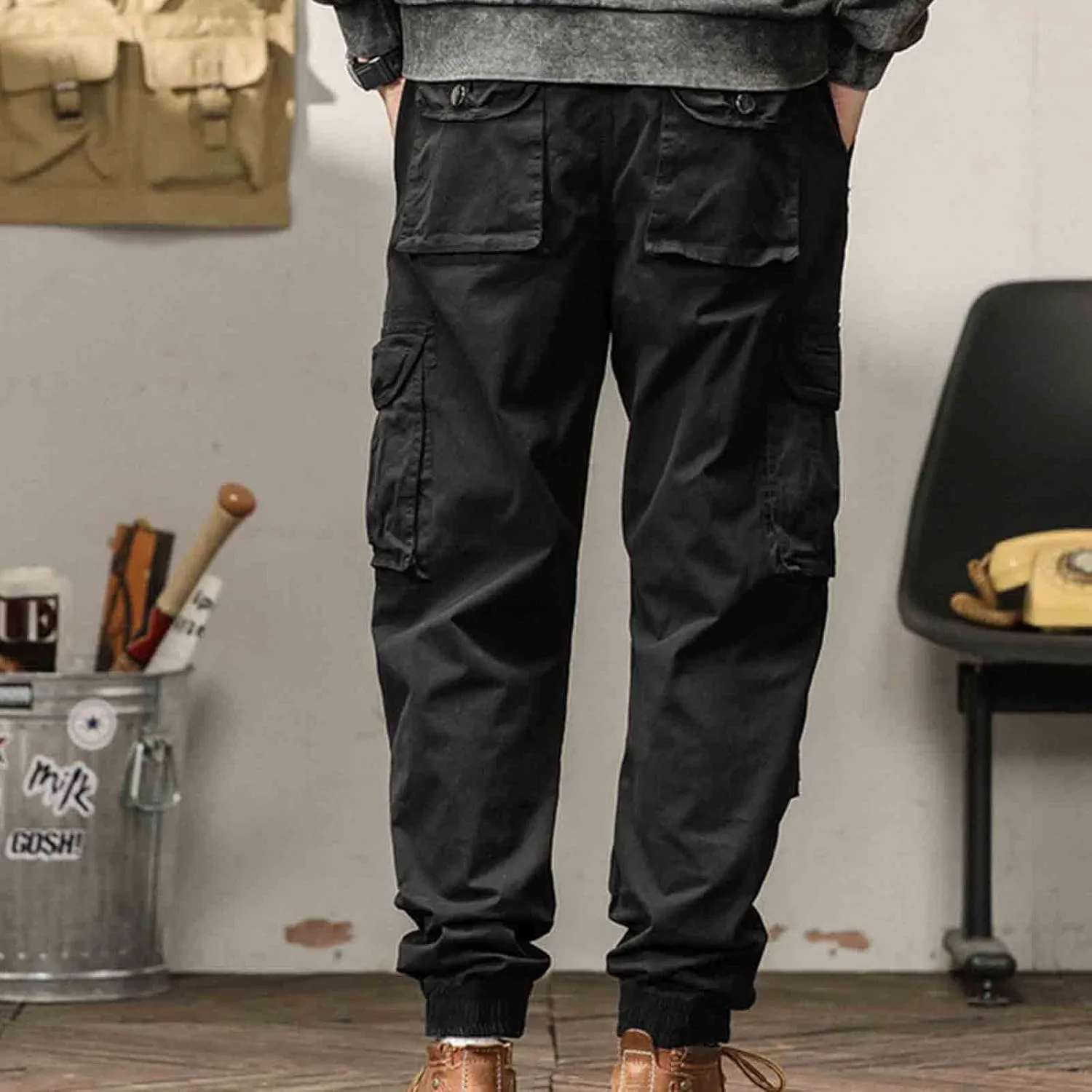 Mens Hiking Pants Water Resistant Tactical Pants Lightweight Military Pant Outdoor Work Cargo Pants Multi Pocket