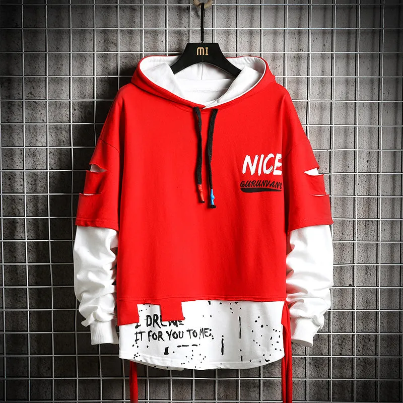 Men's Hooded Sweatshirt "Nice"