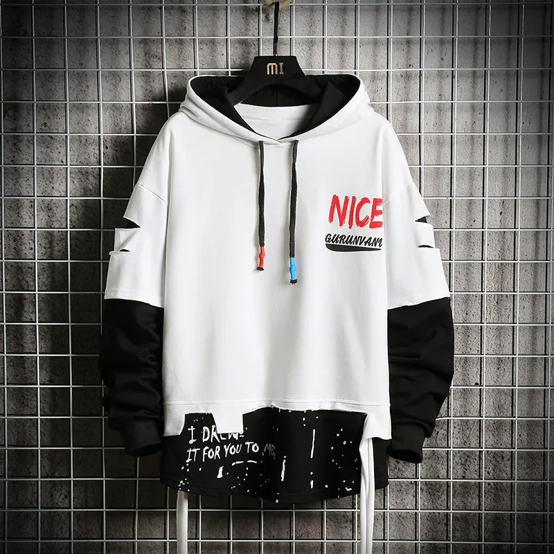 Men's Hooded Sweatshirt "Nice"