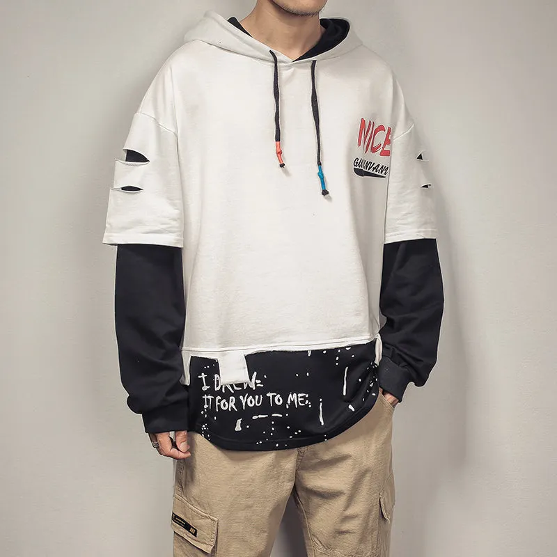 Men's Hooded Sweatshirt "Nice"