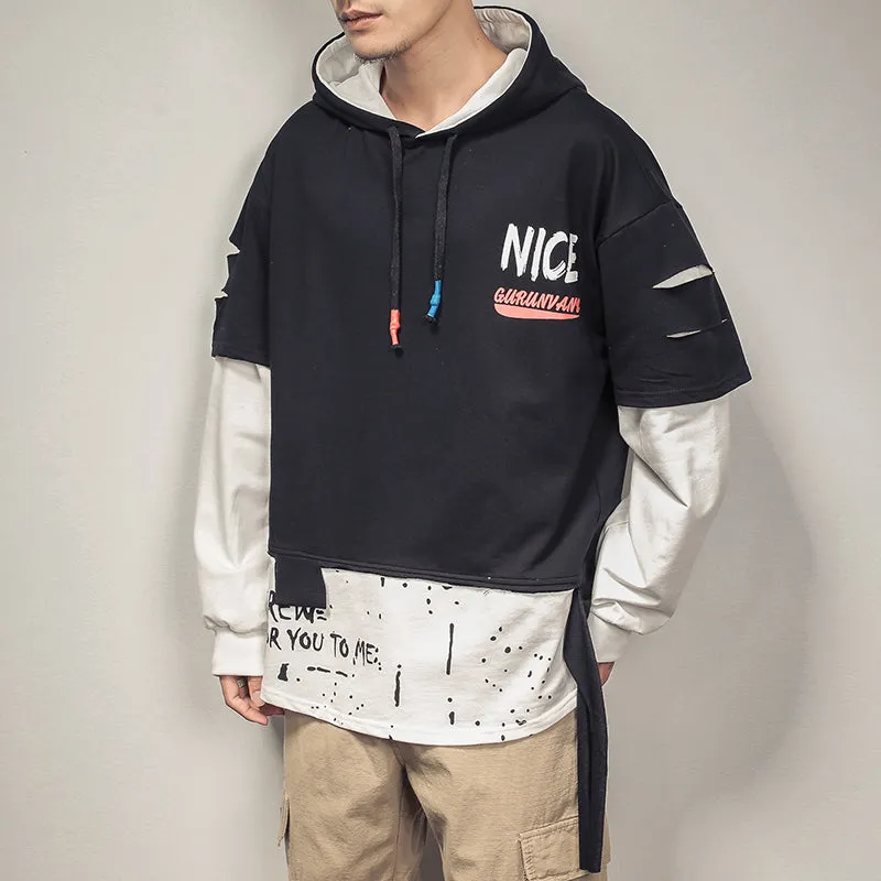Men's Hooded Sweatshirt "Nice"