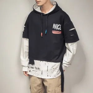 Men's Hooded Sweatshirt "Nice"