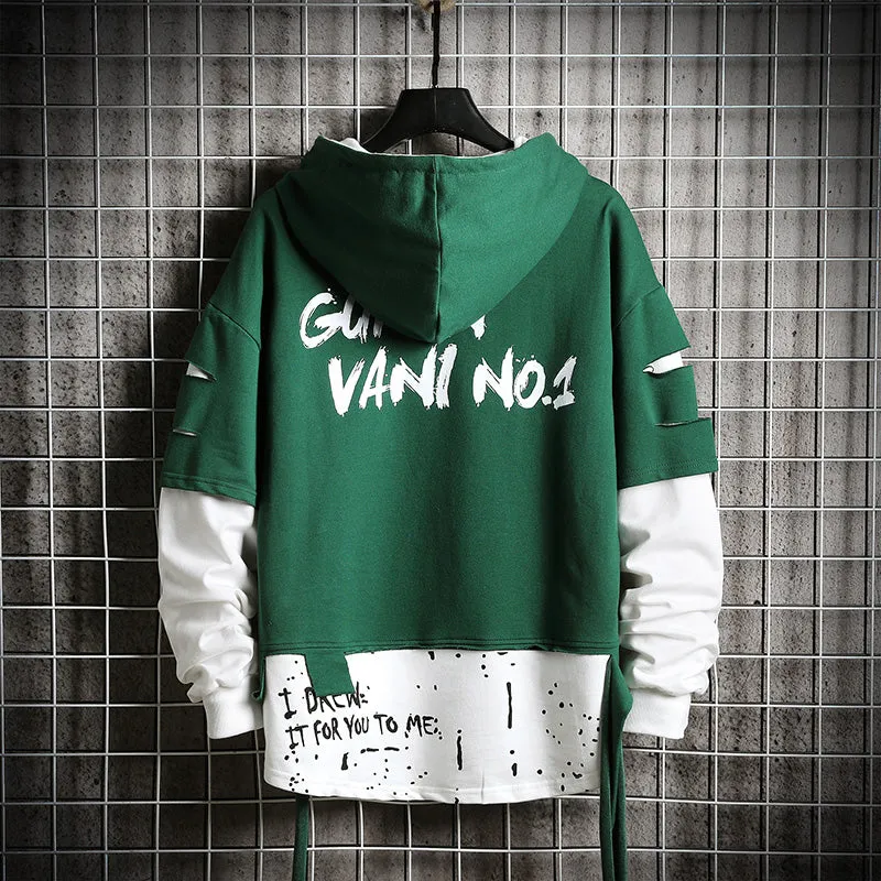 Men's Hooded Sweatshirt "Nice"