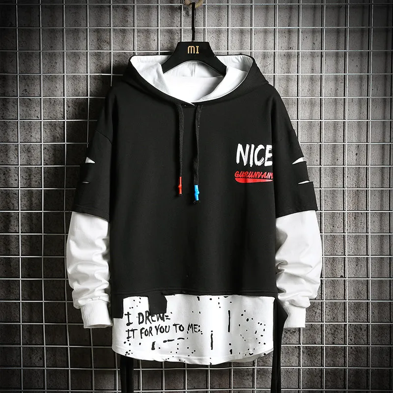 Men's Hooded Sweatshirt "Nice"
