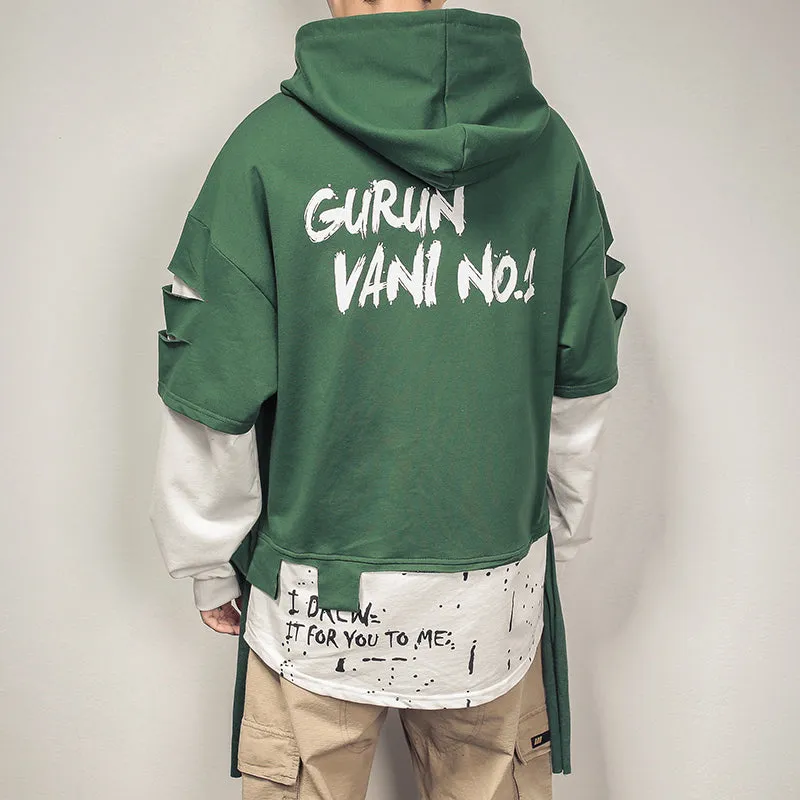 Men's Hooded Sweatshirt "Nice"