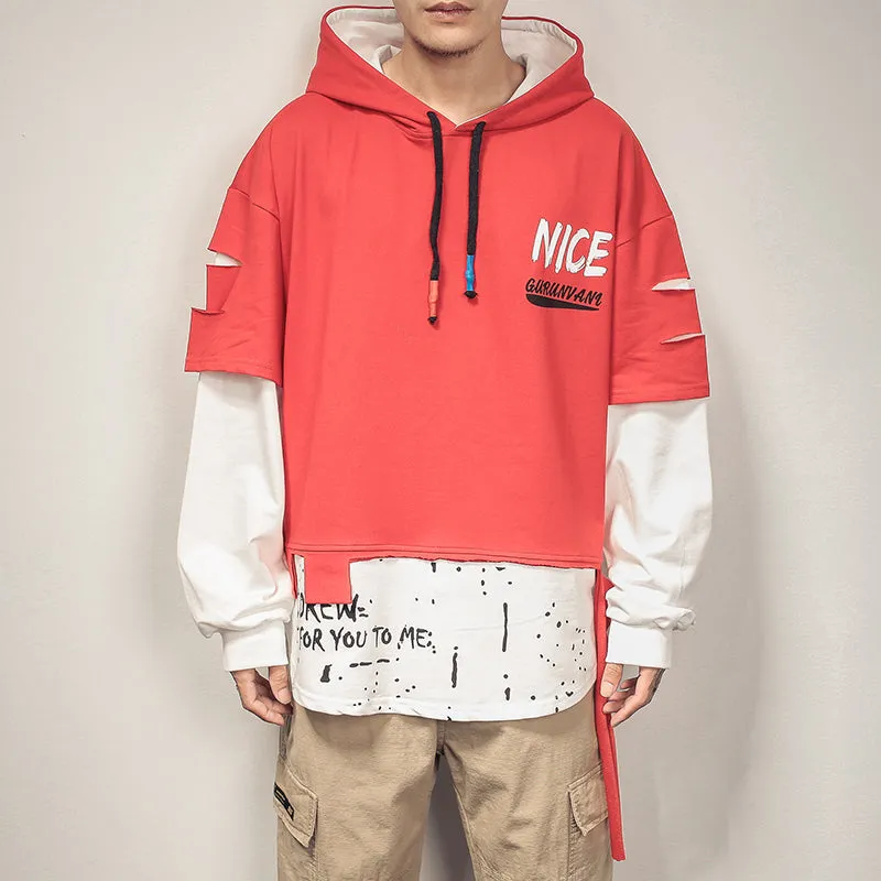 Men's Hooded Sweatshirt "Nice"