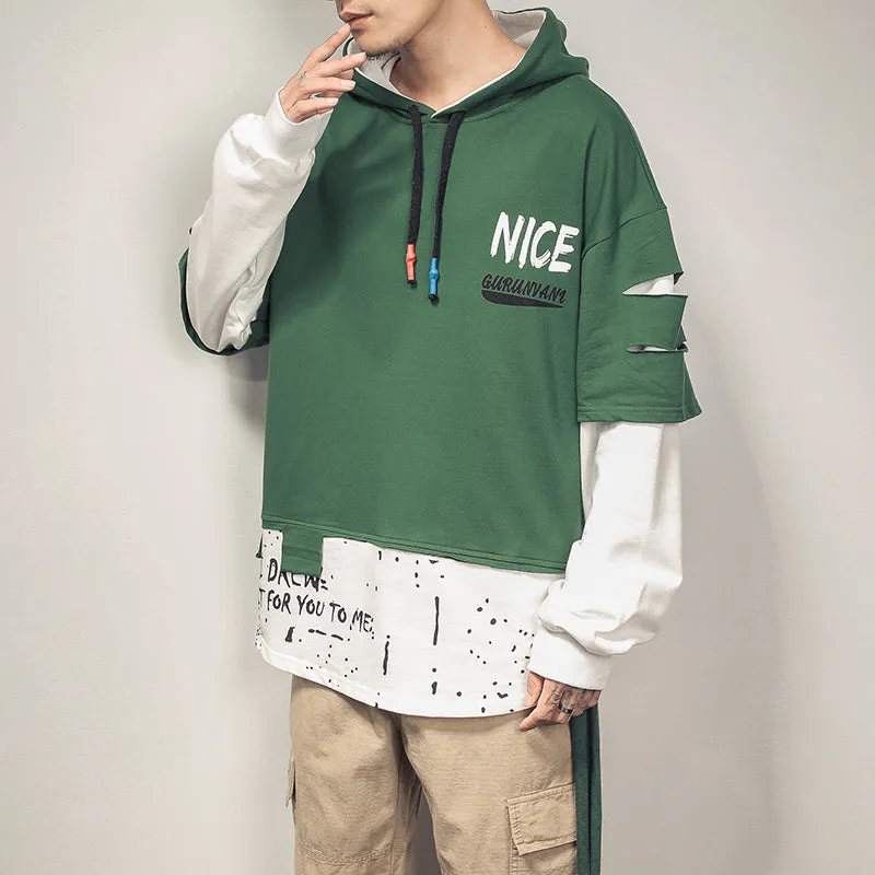 Men's Hooded Sweatshirt "Nice"
