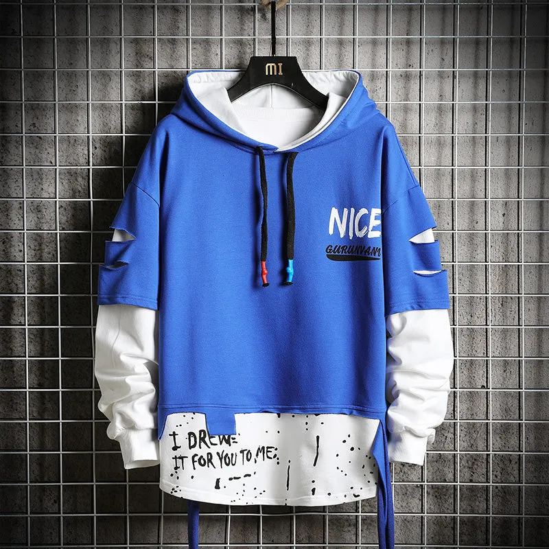 Men's Hooded Sweatshirt "Nice"
