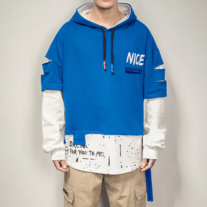 Men's Hooded Sweatshirt "Nice"