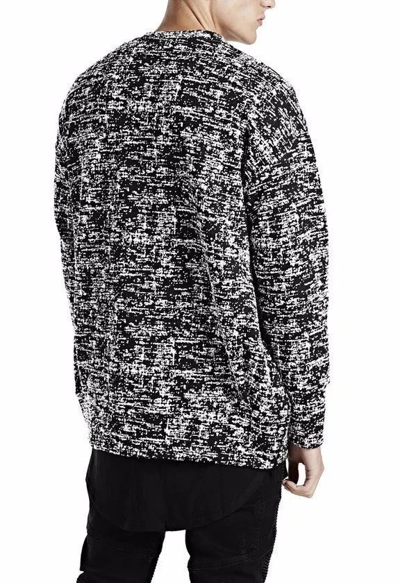 Men's Hooded Sweatshirt With Dropped Shoulders