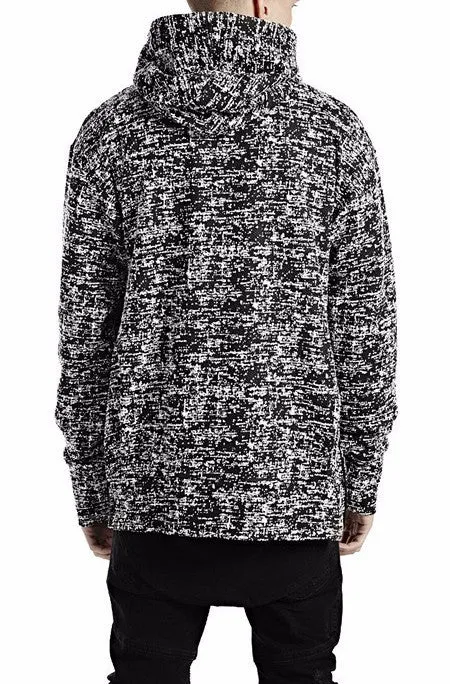 Men's Hooded Sweatshirt With Dropped Shoulders