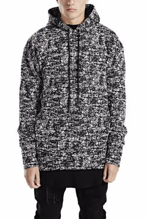 Men's Hooded Sweatshirt With Dropped Shoulders