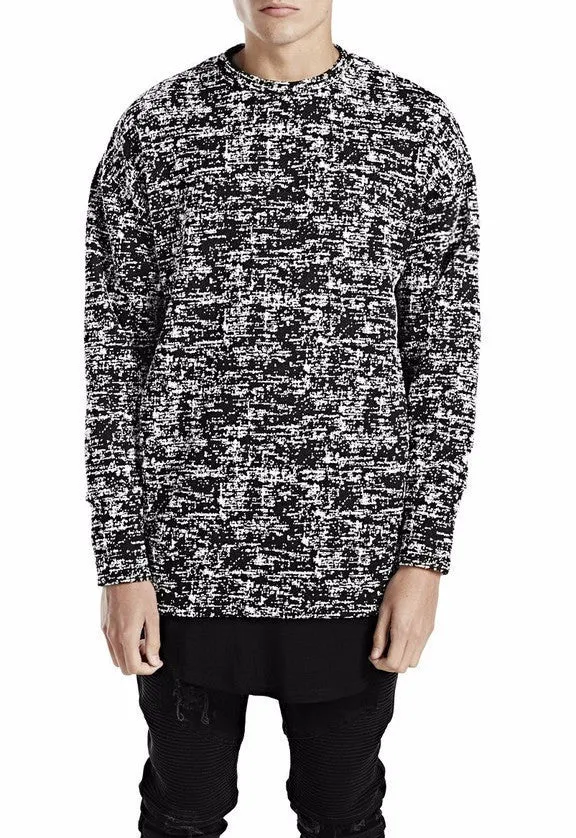Men's Hooded Sweatshirt With Dropped Shoulders