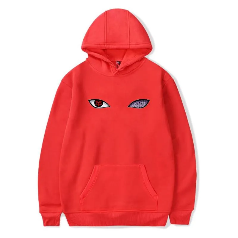 Men's Hooded Sweatshirt With Eyes Print