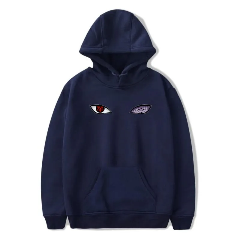 Men's Hooded Sweatshirt With Eyes Print