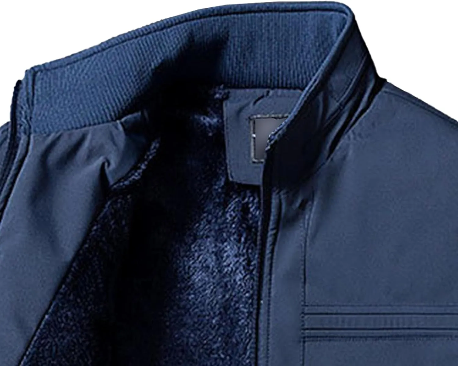 Men's Lightweight Baseball Bomber Jacket Windproof Stand Collar Casual Sport Jacket Winter Cotton Cargo Coats