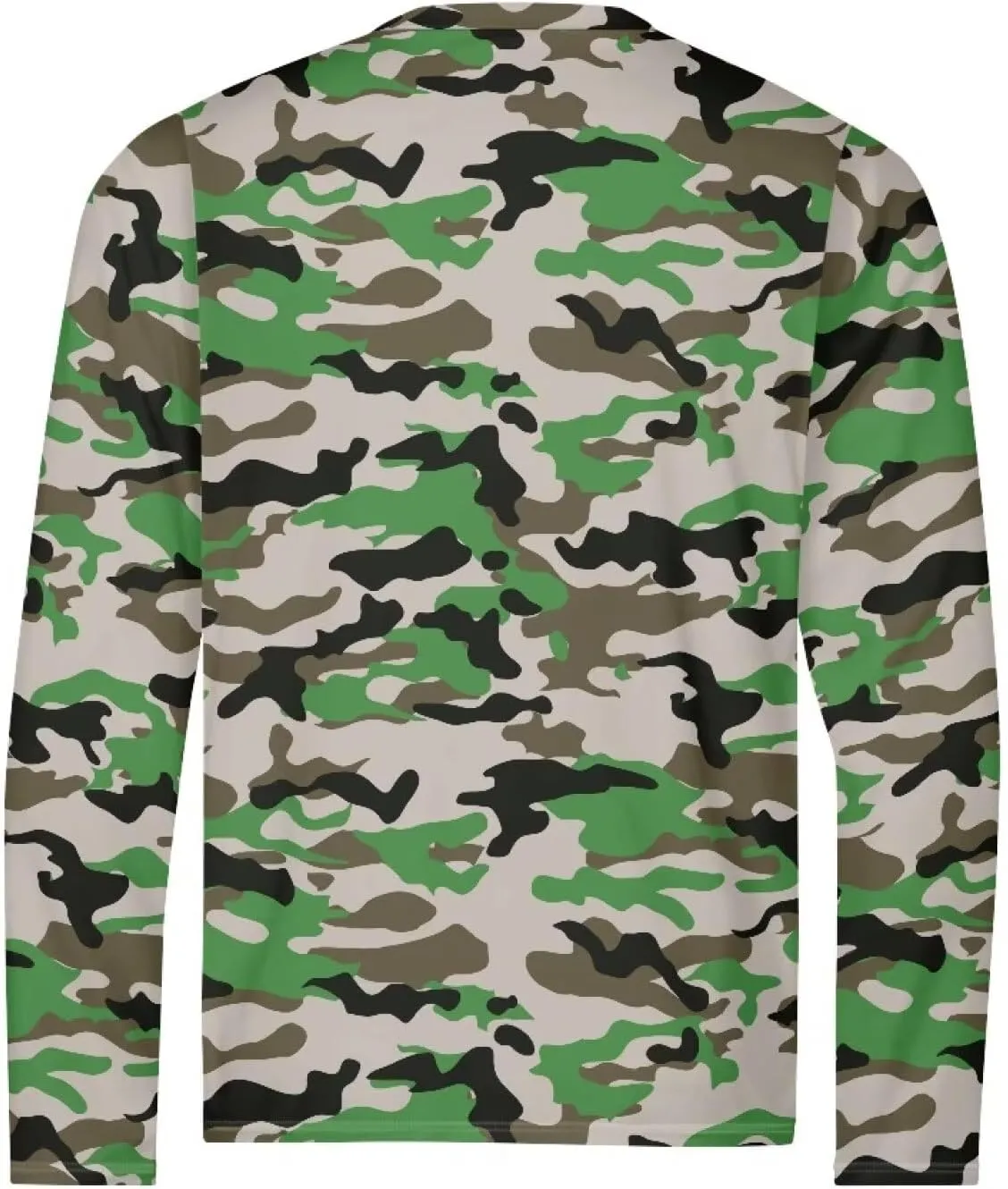 Men's Long Sleeve T-Shirt Athletic Workout Crewneck Shirt Breathable Lightweight Plus Size Top