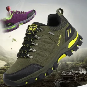 Men's Mountaineering Sports Shoes Men Non Slip Casual Shoes Outdoor Wear-resistant Shock-absorbing Comfort Lace Up Male Sneakers