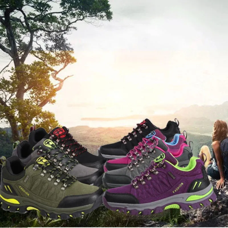 Men's Mountaineering Sports Shoes Men Non Slip Casual Shoes Outdoor Wear-resistant Shock-absorbing Comfort Lace Up Male Sneakers