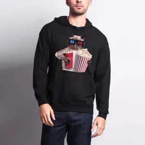 Men's Printed Hooded Sweatshirt With Velvet Lining