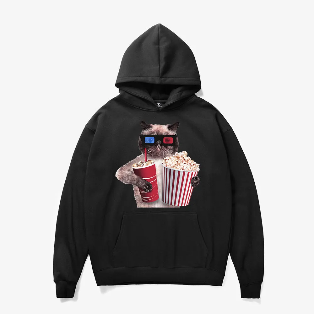 Men's Printed Hooded Sweatshirt With Velvet Lining