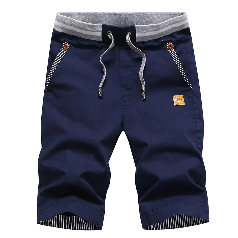 Men’s Pure Cotton Quick-Dry Beach Pants