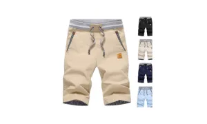 Men’s Pure Cotton Quick-Dry Beach Pants