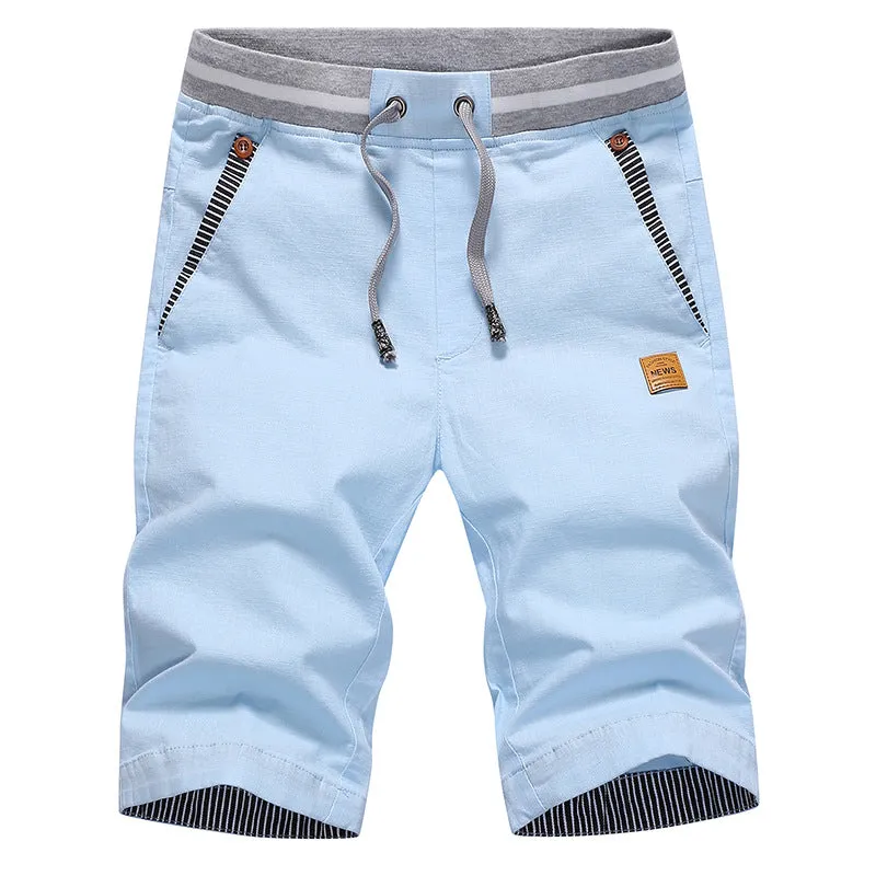 Men’s Pure Cotton Quick-Dry Beach Pants