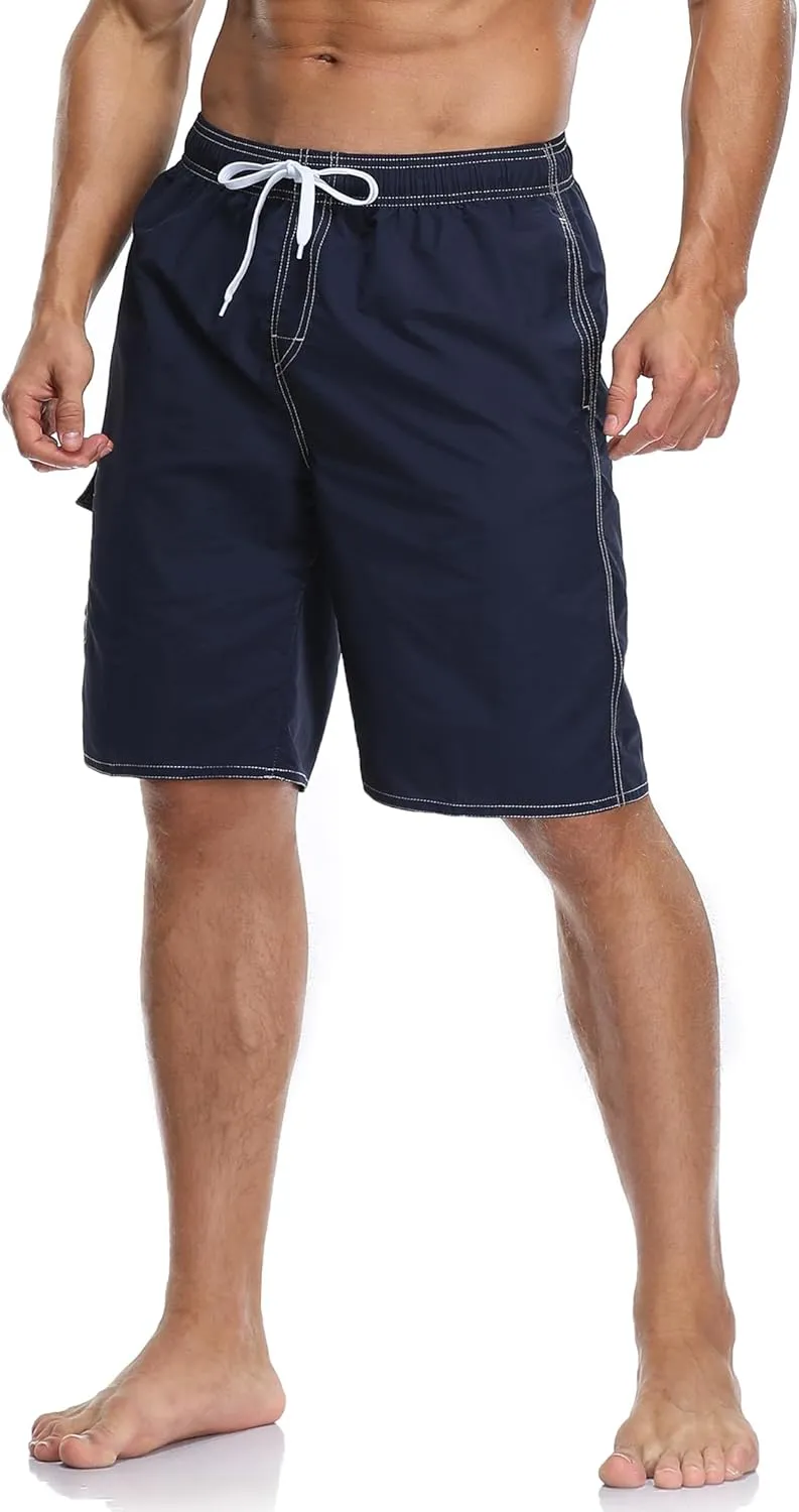 Men's Quick Dry Swim Trunks Board Shorts Swimwear Bathing Suits
