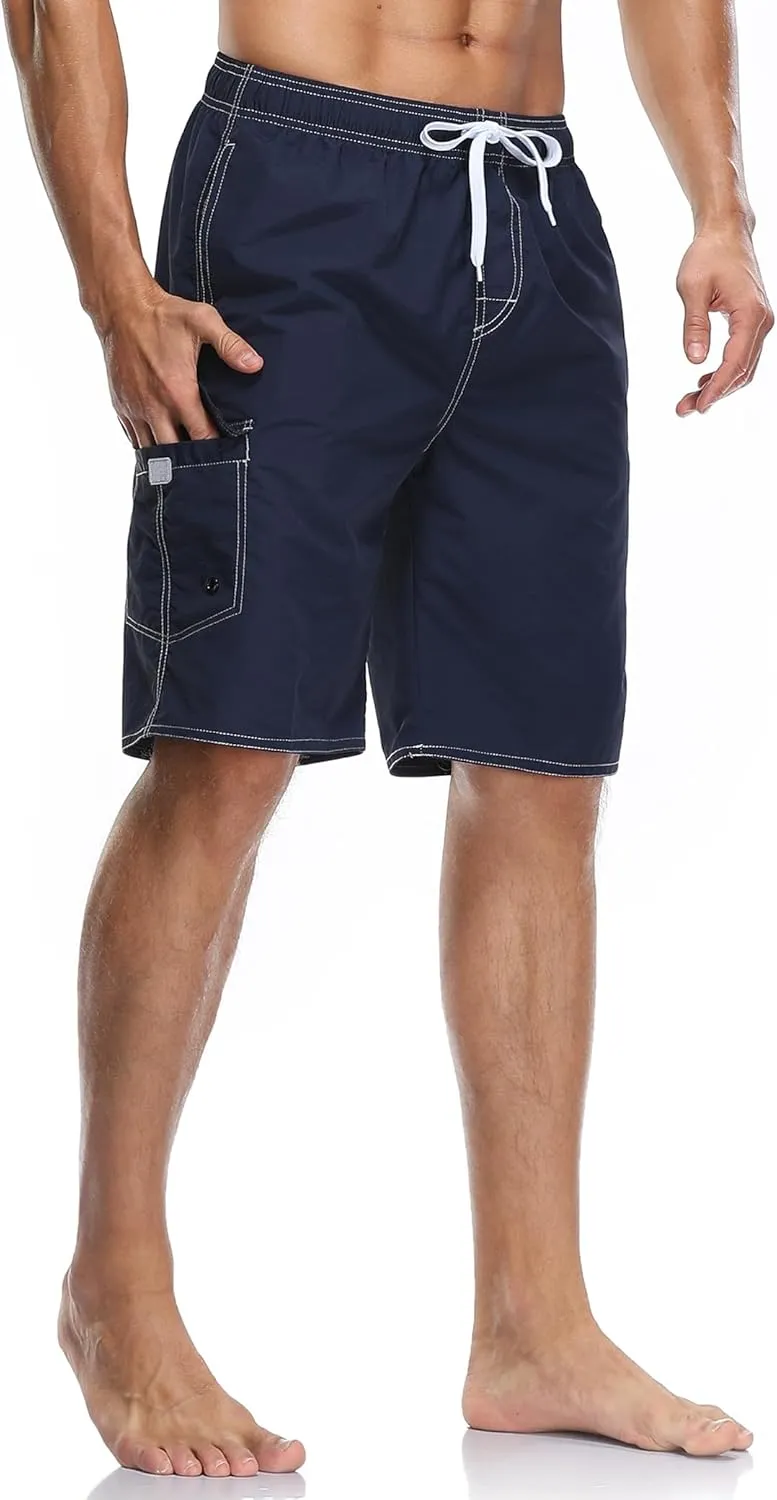 Men's Quick Dry Swim Trunks Board Shorts Swimwear Bathing Suits