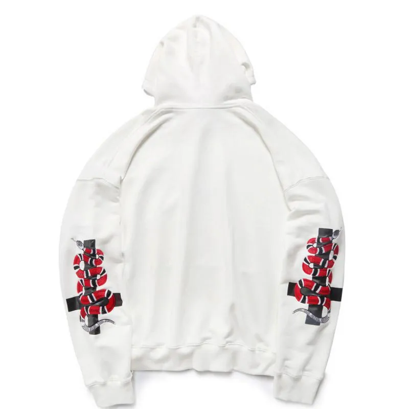Men's Spring Hooded Sweatshirt With Print